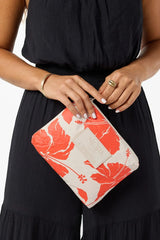 Aloha Petite Pochette - Red Haute/Sandstone