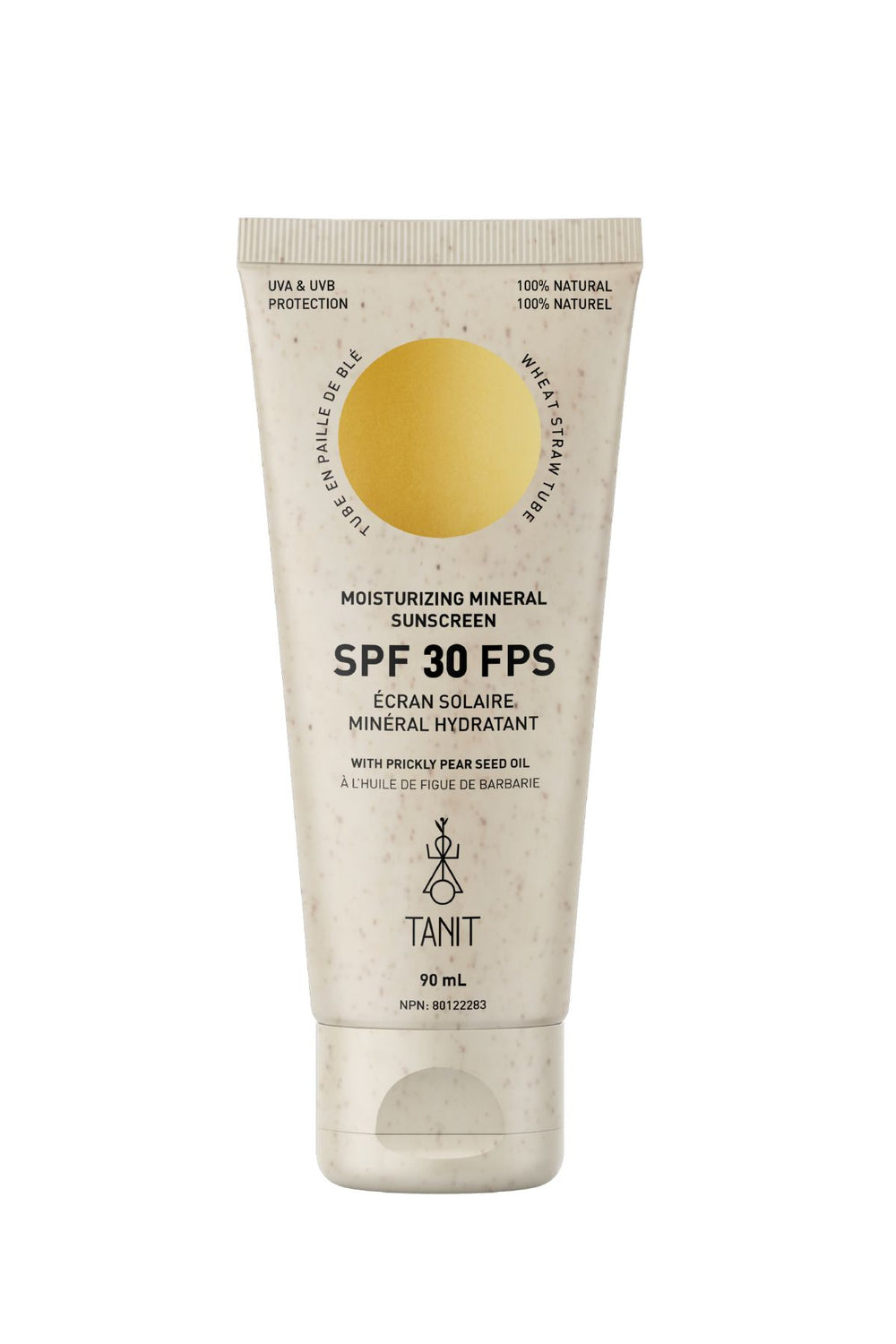 Crème solaire minérale hydratante FPS 30