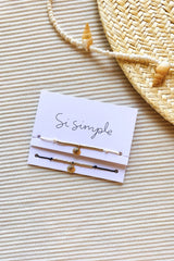 Si Simple Bracelet Coquillage 14k Or Rempli