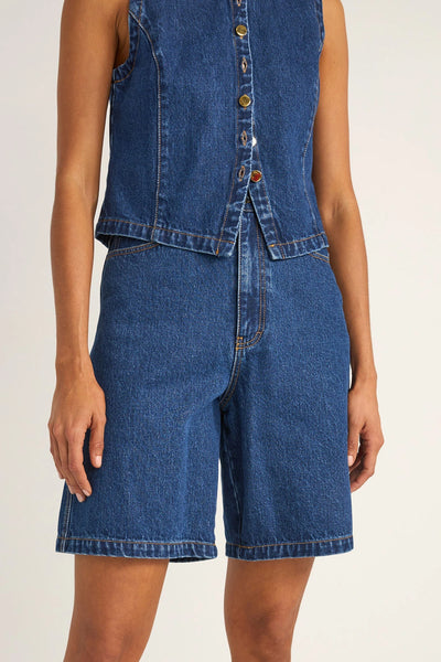 indigo|Rhythm Gia Denim Jorts