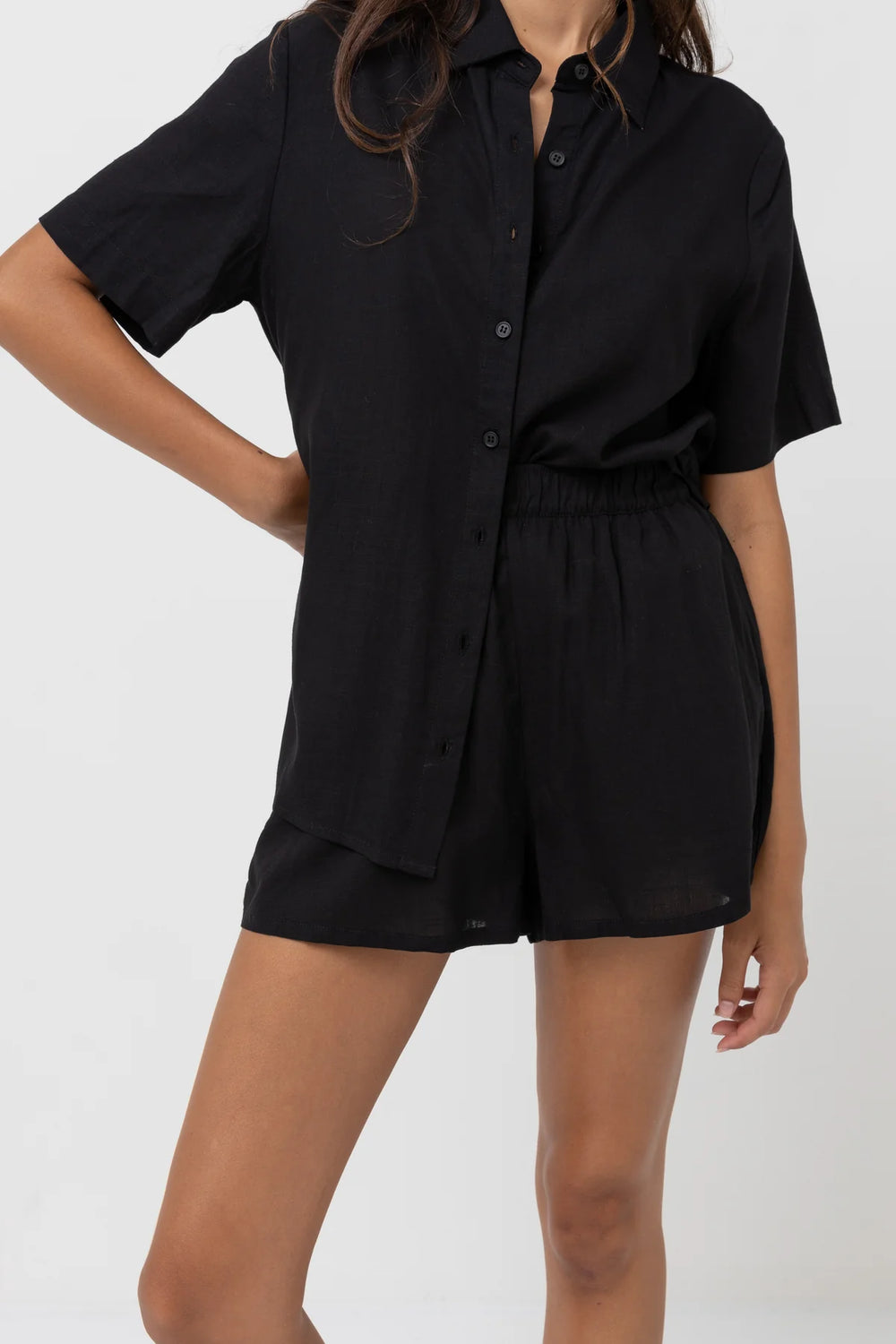 Short de plage classique Rhythm - Black