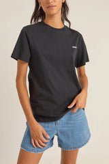 T-shirt Rhythm Logo Boyfriend - Black