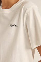 T-shirt Rhythm Logo Boyfriend - White