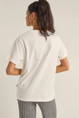 T-shirt Rhythm Logo Boyfriend - White