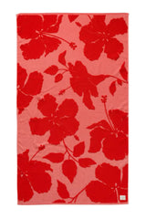 Serviette de plage à carreaux - Happy Place - Red Haute