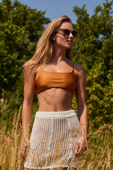 Haut de bikini Keiko (collection Instinct) - Cognac